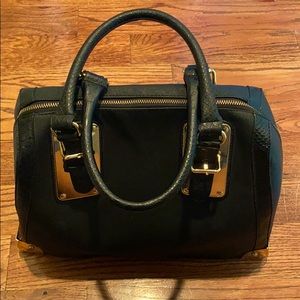 Black and Gold Handbag